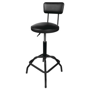 Performance Tool Adjustable Pneumatic Stool With Removable Backrest
