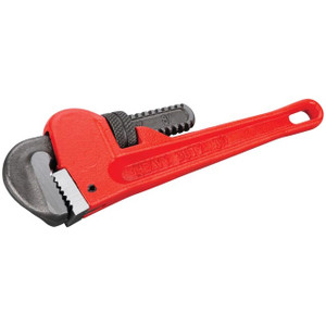 Performance Tool Heavy-duty Adjustable Straight Pipe Wrench 8-inch