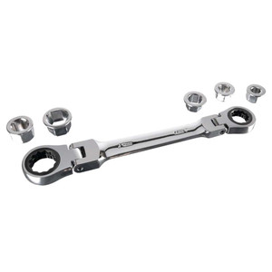 Performance Tool Metric 7-in-1 Met Ratcheting Flex Head Wrench