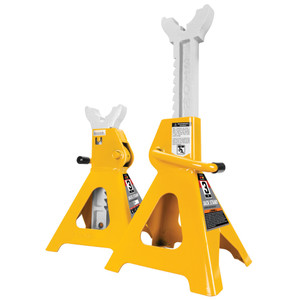 Performance Tool Ratchet Style 3-ton Jack Stands - Yellow (pair)