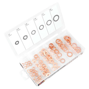Performance Tool Sae Copper Washer Assortment (110 Piece)