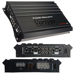 Power Acoustik Vertigo Series 4 Channel Amplifier 2200w Max - VA4-2200D