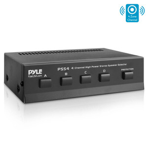 Pyle 4 Channel Stereo Home Theater Speaker Selector - PSS4
