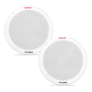 Pyle Marine 6.5" 2-way Speakers (white) - PLMR605W