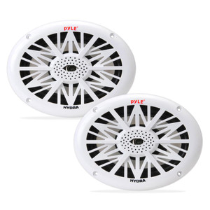 Pyle Marine 6x9" 2-way Speakers (white) - PLMR692