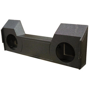 Qpower "qbomb" Dodge Ram Crew Cab '19-'26 Dual 10" Woofer Enclosure - QBDODGE10 2019