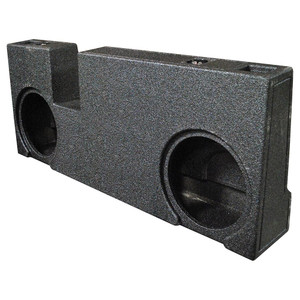 Qpower "q-bomb" Toyota Tundra Double Cab '07 - '26 Dual 12" Ported Woofer Enclosure - QBTUNDRA07212