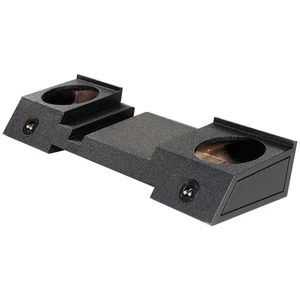 Qpower "qbomb" Avalanche/escalade Ext All Years Dual 10" Empty Woofer Enclosure - QBGMCAVALANCH10DF