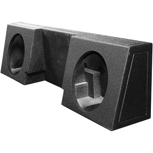 Qpower "qbomb" Chevy/gmc Standard Cab '07-'26 Dual 12" Empty Woofer Enclosure - QBGMC122007SCAB