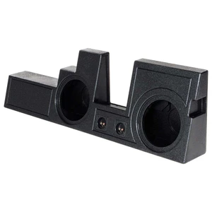 Qpower "qbomb" Ford F-series Super Duty Crew Cab '00-'16 Dual 12" Vented Empty Woofer Box - QBFORD09F350212