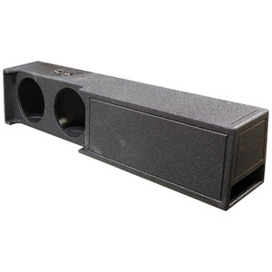 Qpower "qbomb" Ram Crew Cab '19-'26 Dual 10" Sealed Woofer Box - QBDODGE19210