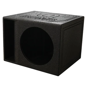Qpower "qbomb" Single 12" 'horn-ported' Empty Woofer Enclosure - QBOMB12HPSINGLE