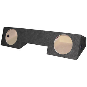 Qpower Dodge Extended-cab '96-01 Dual 10" Sealed Empty Woofer Box - DODGE10
