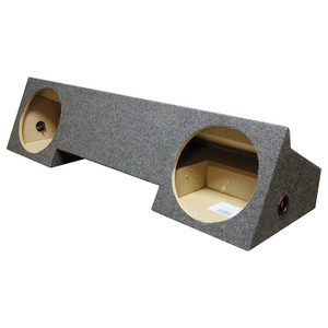 Qpower Dodge Extended-cab '96-01 Dual 12" Sealed Empty Woofer Enclosure - DODGE12
