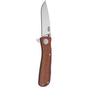 Sog Twitch Ii - Wood Handle Folding Knife - TWI17-CP