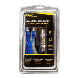 Stinger 8 Gauge Amplifier Wiring Kit Copper - 600 Watts - SS600XS