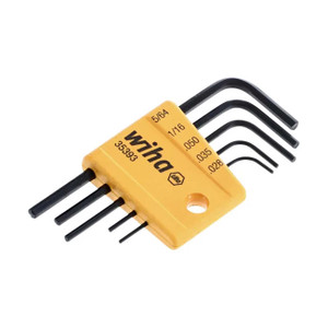 Wiha Mini Sae Short-arm Hex L-key Set - 5 Piece Set - 35393