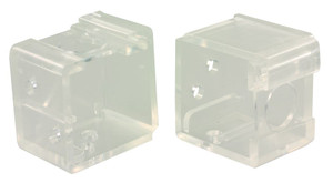 Jr Products - Mini Blind Brackets Clear - 81915