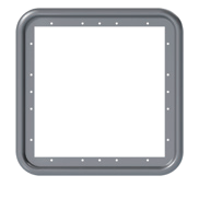 Fogatti - 15 15 Grey Trim Ring - RTRAXG-1515