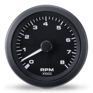 Sierra Marine - Tach 8k  Black Premier Pro 3' - 62725P