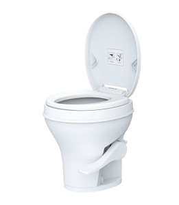 Seaflo - Plastic Rv Toilet  White Color - SFRTPH-01-01