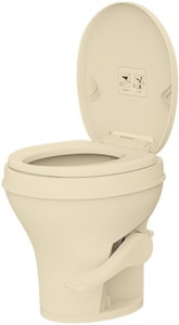 Seaflo - Plastic Rv Toilet  Bone Color - SFRTPH-02-01