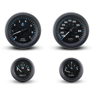 Sierra Marine - 4 Gauge Set  Eclipse - 68412P