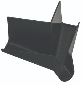 B&b Molders - Short Corner Rain Gutter Spout  Blk - 722-024-00022
