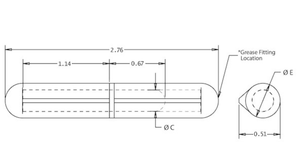 Buyers Prod - Hinge Weld-on Steel With Steel - FSP070