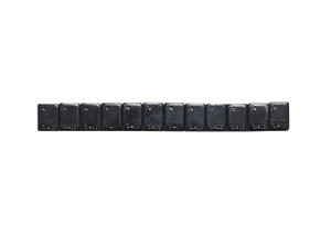 Wc Wheel Acc - 1/4oz Black Whl Weight 48 Strips - 198-371NSB