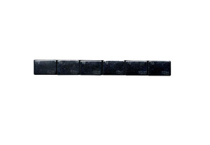 Wc Wheel Acc - 1/2oz Black Whl Weights 48 Strips - 198-373NSB