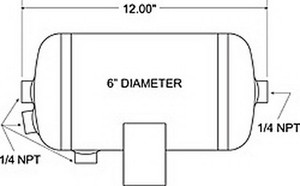 Firestone - Air Tank 1 Gal 4 Por - 9244