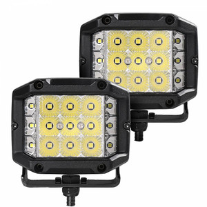 Go Rhino - Bright Series Lights - Pair Of 4x3 - 750300323FCS