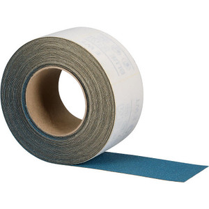 3M 37451 Hookit Blue Sheet Roll, Grade: 40E, 2-3/4" x 8.7 yd - 7100378716