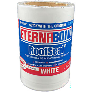 EternaBond 73060411242 RoofSeal For Quick Repairs, 4"x50', White - 73060411242