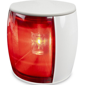Hella 017460111 Naviled Pro Side Light, White Housing Finish, Red Lens Color, Port, 3 nm - 17460111