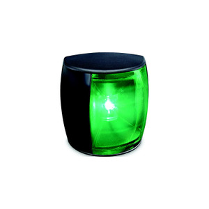 Hella 017461101 Naviled Pro Side Light, Black Housing Finish, Green Lens Color, Starboard, 2 nm - 17461101