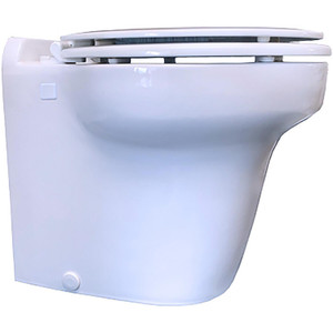 Raritan 241EF012 Marine Elegance Comfort Height - Elongated bowl, 21-5/8"L x 14-1/2"W x 18-1/2"H, 12V - 241EF012