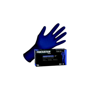 Raven Safety 660420 Latex 14 mil Blu GLOVE XL 50/bx, Latex, 14 mil, 12", Industrial & Exam, Blue, 10.5 x 5.5 x 3.25 - 6604-20