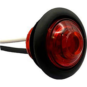RV Designer L924 Round PC-Rated LED Marker Light, Red - L924
