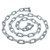 Extreme Max 3006.6566 BoatTector Galvanized Steel Anchor Chain - 3/16" x 4' with 1/4" Shackles