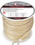 Extreme Max 3006.2347 BoatTector Premium Double Braid Nylon Anchor Line with Thimble - 3/8" x 600', White & Gold