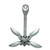 Extreme Max 3006.6545 BoatTector Galvanized Folding Anchor - 3.5 lbs.