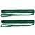 Extreme Max 3006.2582 BoatTector Premium Double Braid Nylon Fender Line 2-Pack - 3/8" x 6', Sacramento Green