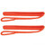 Extreme Max 3006.2594 BoatTector Premium Double Braid Nylon Fender Line 2-Pack - 3/8" x 6', Neon Orange