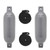 Extreme Max 3006.7444 BoatTector Inflatable Fender Value 2-Pack - 4.5" x 16", Gray