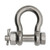 Extreme Max 3006.8366 BoatTector Stainless Steel Bolt-Type Anchor Shackle - 1/4"