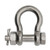 Extreme Max 3006.8372 BoatTector Stainless Steel Bolt-Type Anchor Shackle - 3/8"