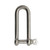 Extreme Max 3006.8207 BoatTector Stainless Steel Long D Shackle - 3/8"