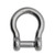 Extreme Max 3006.8414 BoatTector Stainless Steel Bow Shackle with No-Snag Pin - 1/2"